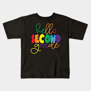 HELLO SECOND GRADE Kids T-Shirt